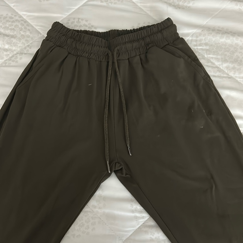 Olive green joggers